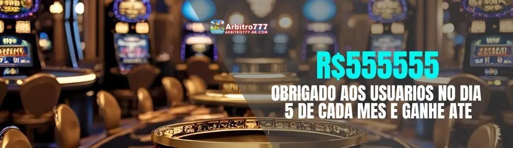 Promoções e bônus Arbitro777 cassino online bônus brasil